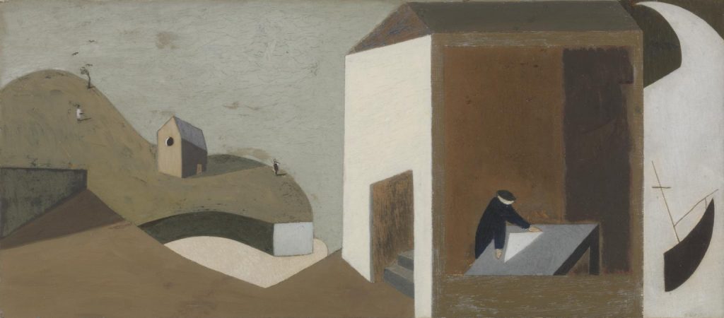 The discovery of Alfred Wallis by Ben Nicholson and Christopher Wood on a visit to St Ives in 1928 ~ 50 years after ~ 1978-9 by Andrew Lanyon