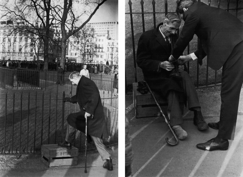 George x2 speakers corner London by Andrew Lanyon